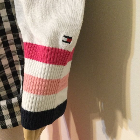 TOMMY HILFIGER SLOUCHY IVY LEAGUE SWEATER MEDIUM - Picture 4 of 10
